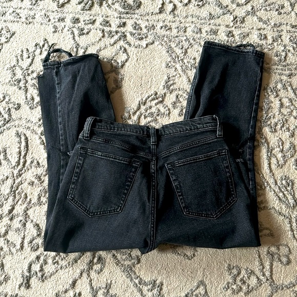 Abercrombie & Fitch Curve Love Ankle Straight Ultra High Rise Size 28/6 Short - Picture 6 of 7
